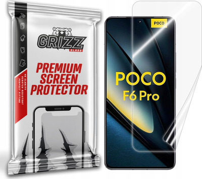 Mbrojtës ekrani GrizzGlass CeramicFilm Xiaomi Poco F6 Pro, keramik, transparent