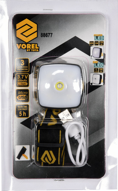 Llambë koke Vorel T88677, e zezë