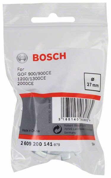 Udhëzues shabllon për frezë Bosch Template Guide Bush, 27mm, metal