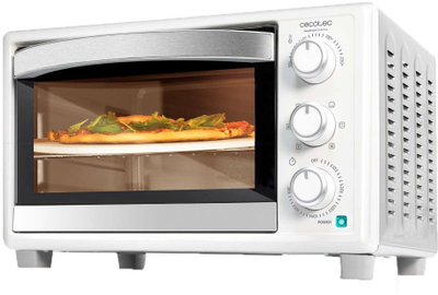 Mini furrë elektrike Cecotec Bake&Toast 2600 White 4Pizza, 26L, konvekcion, e bardhë
