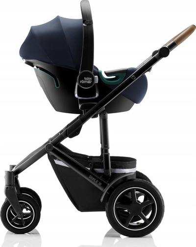 Автоседиште за бебиња Britax Römer Baby-Safe iSENSE, i-Size, паметно осветлување, атлантски зелена