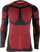 Bluzë termo Lahti Pro Thermoactive Shirt, madhësia L XL, e zezë me të kuqe