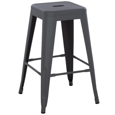 Stol metalik Melita 43×43×67 cm (HM8573.10)