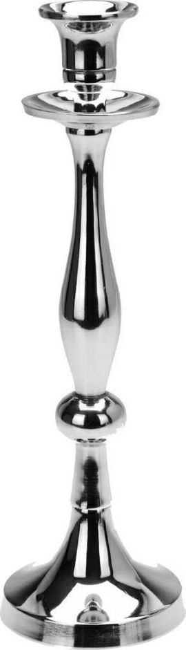 Mbajtëse qiriri Koopman Lumiere, 27cm, alumin, argjendi