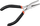 Клешти со рамна врвка Fixpoint WZ Z 01 FZ 125, 125mm, зајакнат челик, сребрена боја