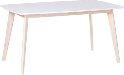 Tavolinë ngrënieje Beliani SANTOS, 150 x 90 cm, MDF, e bardhë
