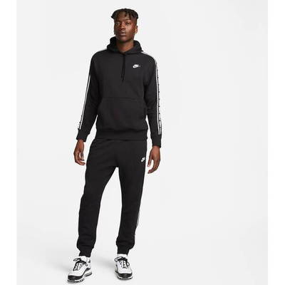 Bluzë me kapuç Nike Club Fleece GX, pambuk, e zezë