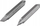 Set bitësh të dyanshëm Wolfcraft 2408000, PZ dhe i drejtë, çelik S2, 2 copë, gri