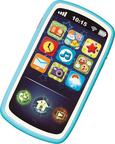 Lodër telefon Smily Play, me ekran me prekje, me drita dhe zëra, shumëngjyrëshe
