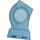 Пластична купа Tryumf PS150 BL G, инсерти 50mm, плочка 65x23mm, проѕирна сина