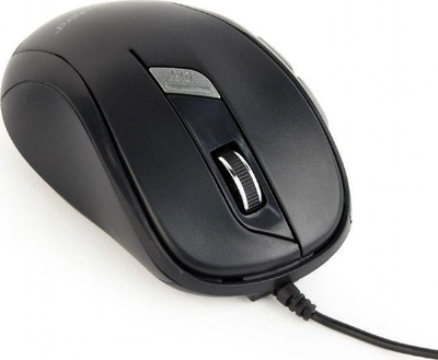 Maus Gembird MUS-6B-01, me kabllo, USB, i zi