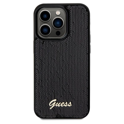 Kapak telefoni Guess GUHCP14XPSFDGSK, për iPhone 14 Pro Max 6.7", hardcase, i zi