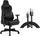 Karrige gaming SENSE7 Sentinel Fabric, krahë që rregullohen, me drita RGB, e zezë