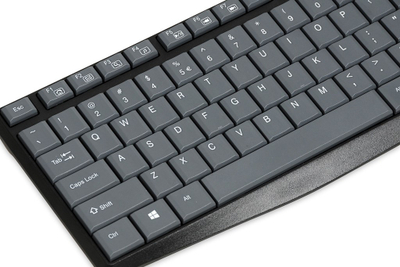 Tastierë IBOX Eris, me kabllo USB, QWERTY, gri e zezë