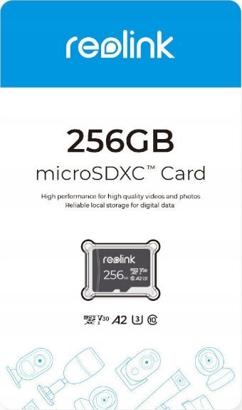 Kartë memorje microSD Reolink 256GB, UHS I U3, A2 V30