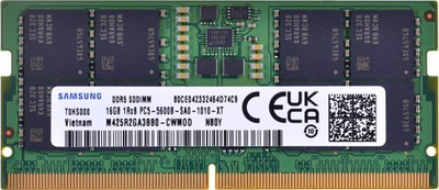 RAM Samsung M425R2GA3BB0 CWM, 16GB, DDR5 5600MHz, SODIMM