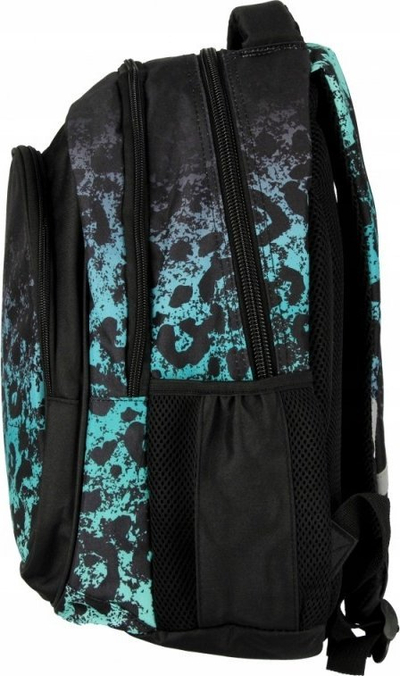 Ранец Starpak Youth Leopard Print, ергономски, со многу прегради, леопард