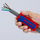 Prerëse izolimi për tuba Knipex TwistCut 90 22 02, 13-32mm, e kuqe blu