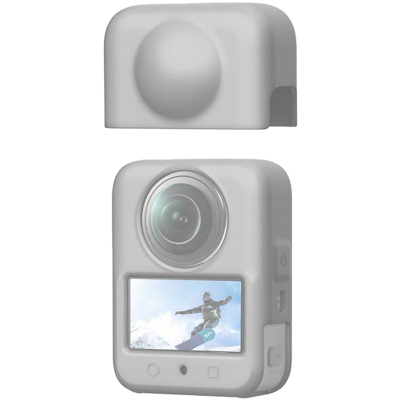 Mbulesë silikoni me lente PULUZ DJI Osmo 360 (gri)