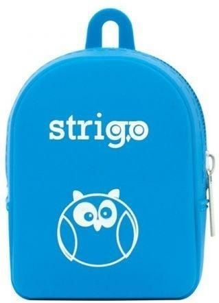 Силиконски паричник Strigo, компактен, син