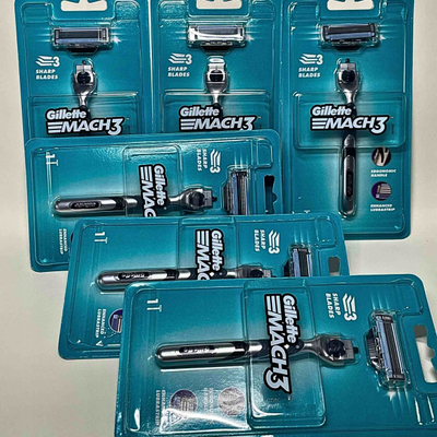 Brisk rroje Gillette Mach3 për burra, dorezë, me tehe që ndërrohen