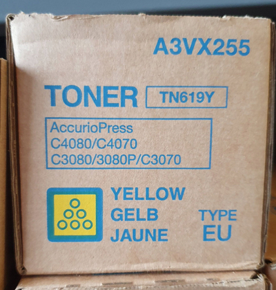 Toner Konica Minolta TN-619, Yellow, origjinal, A3VX255