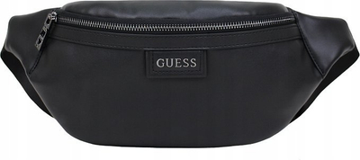 Çantë mesi Guess Rene, për meshkuj, tekstil, e zezë