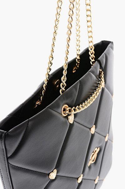 Çantë dore Love Moschino, e zezë