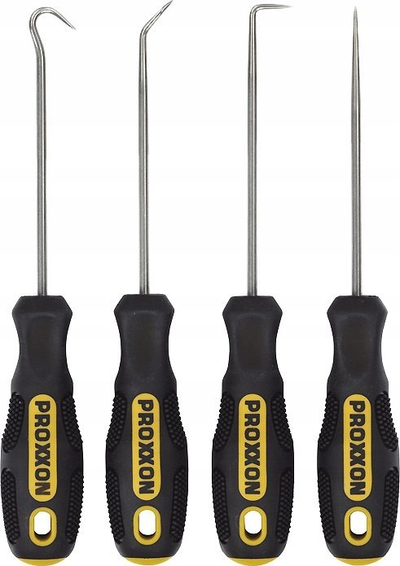 Set kaçavidash Proxxon MICRO, 4 copë, maja t’lakuara t’veçanta