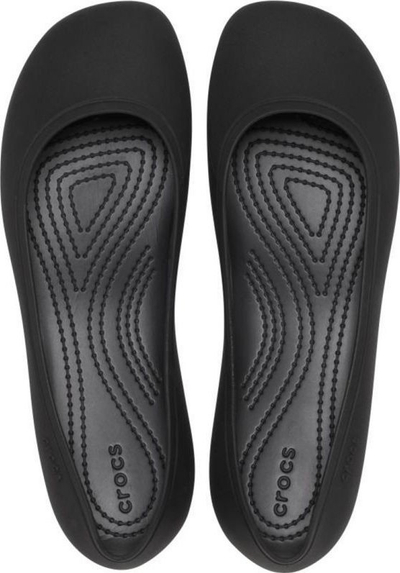 Balerina për gra Crocs Brooklyn Flat W 209384, Croslite, e zezë