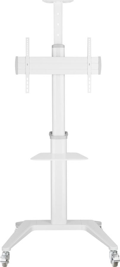 Karrocë dyshemeje për TV Techly ICA-TR48W, 37"-70", alumini, e bardhë