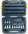 Set çelësash me kokëza Stanley 18 copë, 1/4" dhe 1/2", ngjyrë argjendtë