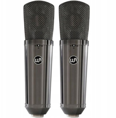 Mikrofon kondensator Warm Audio WA-87R2 TS Limited Edition, stereo, diafragmë e madhe, i argjendtë