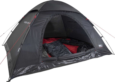 Çadër kampingu High Peak Monodome 4, për 4 veta, 240x210x130 cm, e zezë