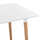 Tavolinë ngrënieje Minimal 120x60x74Hcm (HM8581.01), bardhë