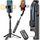 Selfie stick tripod për telefon, me dritë LED, telekomandë Bluetooth, i zi