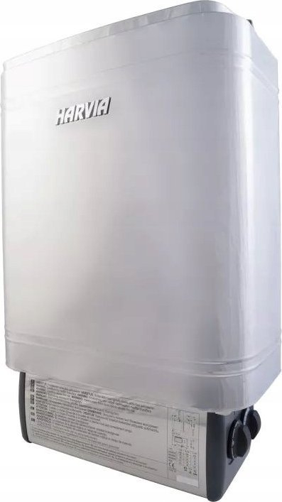 Ngrohës saune Harvia Steeltop M60, 6 kW, me kontroll të integruar, i argjendtë