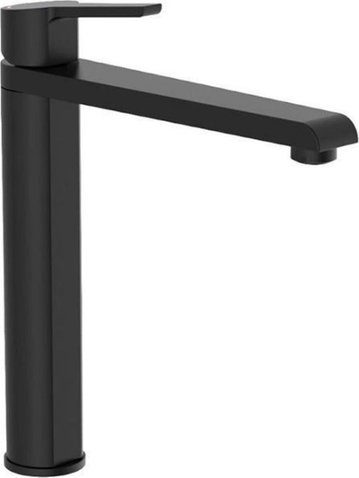 Rubinet lavamani kuzhine SCHÜTTE Vita, gryke e lartë, matt black, i zi