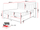 Shtrat kontinental TANGO 3 140x200 + LED