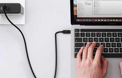 Set kabllo USB C Aukey Thunderbolt 3, 240W, 0.8m, të zeza