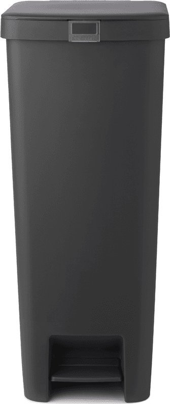 Канта за рециклирање StepUp, 40L, педала, пластика, темно сива