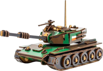 Puzzle druri PuzzleOK Tank, model 3D, për fëmijë