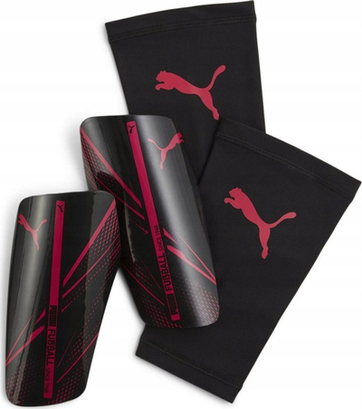 Mbrojtëse kërciri futbolli Puma Attacanto Sleeve për burra, me mëngë kompresuese, të zeza