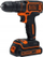 Makinë shpimi edhe vidhosje Black+Decker BDCD18K, 18V, bateri 1.5Ah, portokalli me të zezë