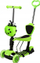 Trotinet për kalamaj R-Sport H3n 5n1, 3 rrota, rrota me LED, jeshile