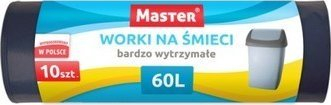 Thasë plehrash Master, 60L, 10 copë, të zinj