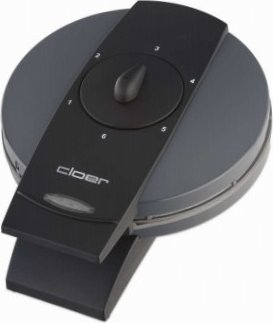 Aparat për vafla Cloer CLO1625, 930W, 16cm, metalik