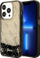 Kapak telefoni Guess GUHCP14LLC4PSGK për iPhone 14 Pro, Liquid Glitter 4G, i zi transparent