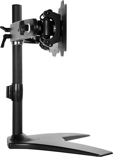 Mbajtëse tavoline për 2 monitorë SilverStone SST-ARM23BSL, 24" 32", rregullim i lartësisë, e zezë argjend