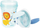 Gotë trajnimi për bebe Nuk Trainer Cup Evolution, 230ml, kundër rrjedhjes, blu